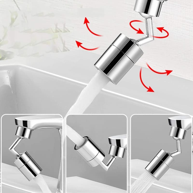Rubinetto abbinato a doppio aeratore per rubinetto, accessorio sostituito