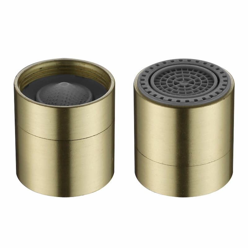 Aeratori per rubinetti a risparmio idrico color oro rosa