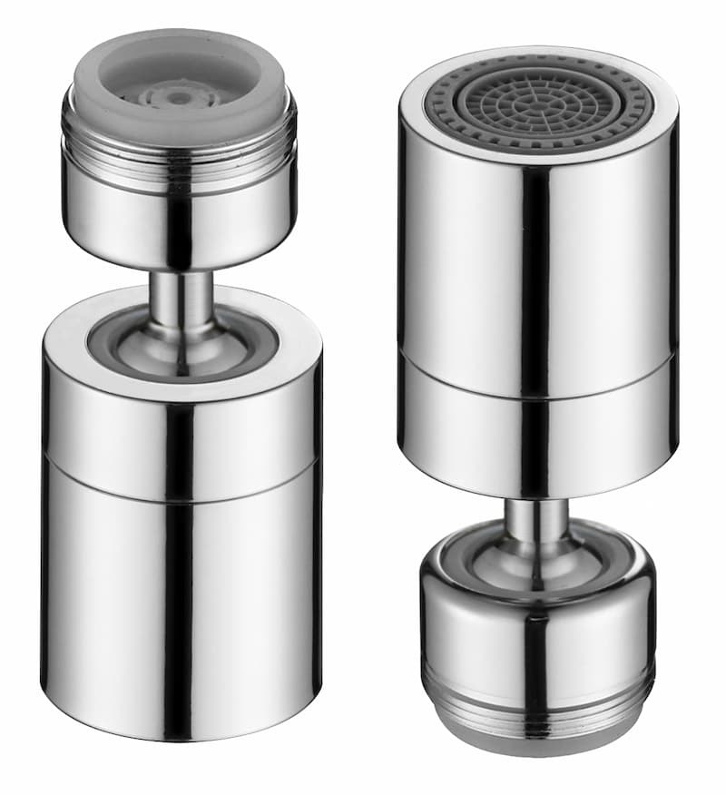 Prolunga per rubinetto da 1,5 GPM con orientatore girevole a 360 gradi.