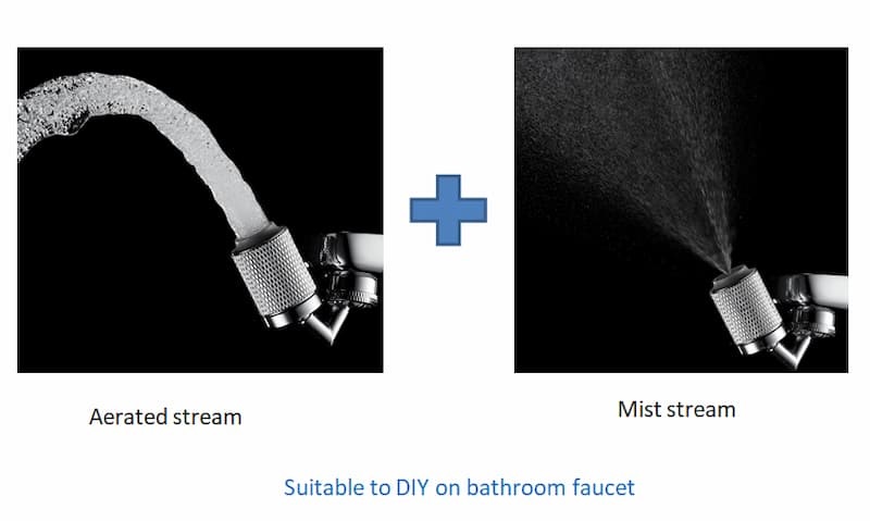 Quante combinazioni di flusso sono possibili in un aeratore?