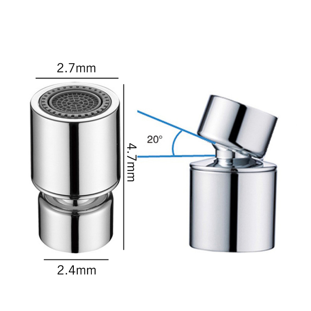 l'aeratore del rubinetto è di dimensioni standard?
